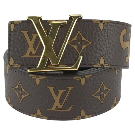 supreme and louis vuitton belt price|Supreme, Louis Vuitton Initiales Monogram Brown Reversible Belt .